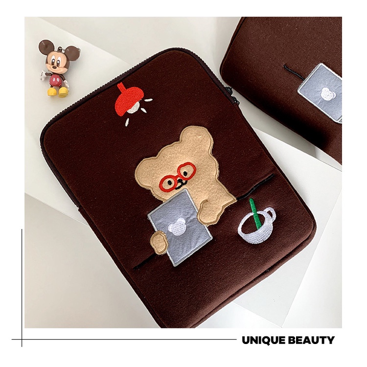 Túi đựng laptop 11 inch 13/14inch 15/15.6inch kiểu dáng dễ thương phong cách Hàn Quốc