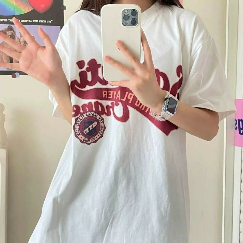 Áo Thun Tay Lỡ Form Rộng Unisex Ulzzang