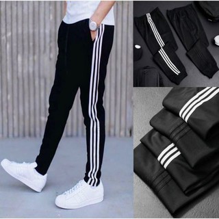 Quần thể thao nam nỉ dày dặn 3 sọc DMEN Jogger QT42