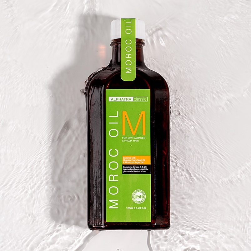 Tinh dầu dưỡng bóng tóc Alphatra Classic Moroc Oil 125ml