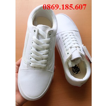 Giày Van (V) Old Skool Màu Trắng Cổ Thấp | BigBuy360 - bigbuy360.vn
