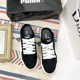 Sục thể thao puma pha viền kẻ fullbox