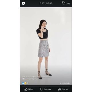 Pass áo crop Adore Dress size S cực đẹp