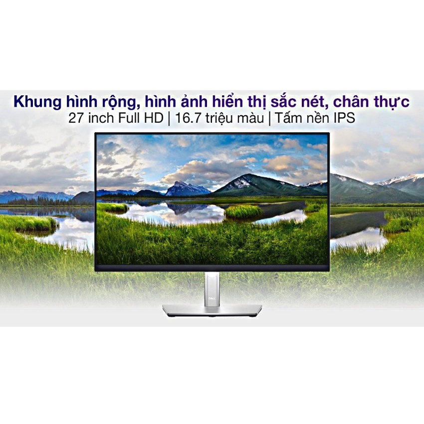 Màn hình máy tính Dell P2722H/ 27inch FHD/ IPS/ 60Hz/ 3Yrs