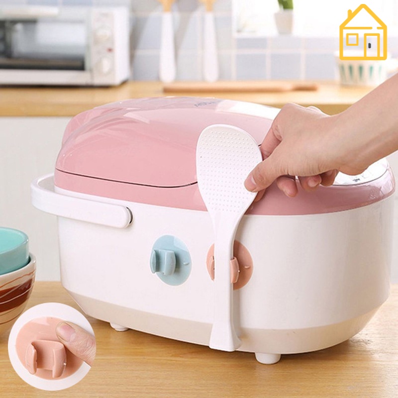 Giá đỡ muỗng xới cơm có giác hút sáng tạo tiện dụng cho nhà bếp