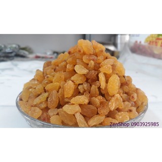 Nho khô vàng nhập khẩu loại 1  - Nho khô vàng Ấn Độ không đường vị ngọt tự nhiên