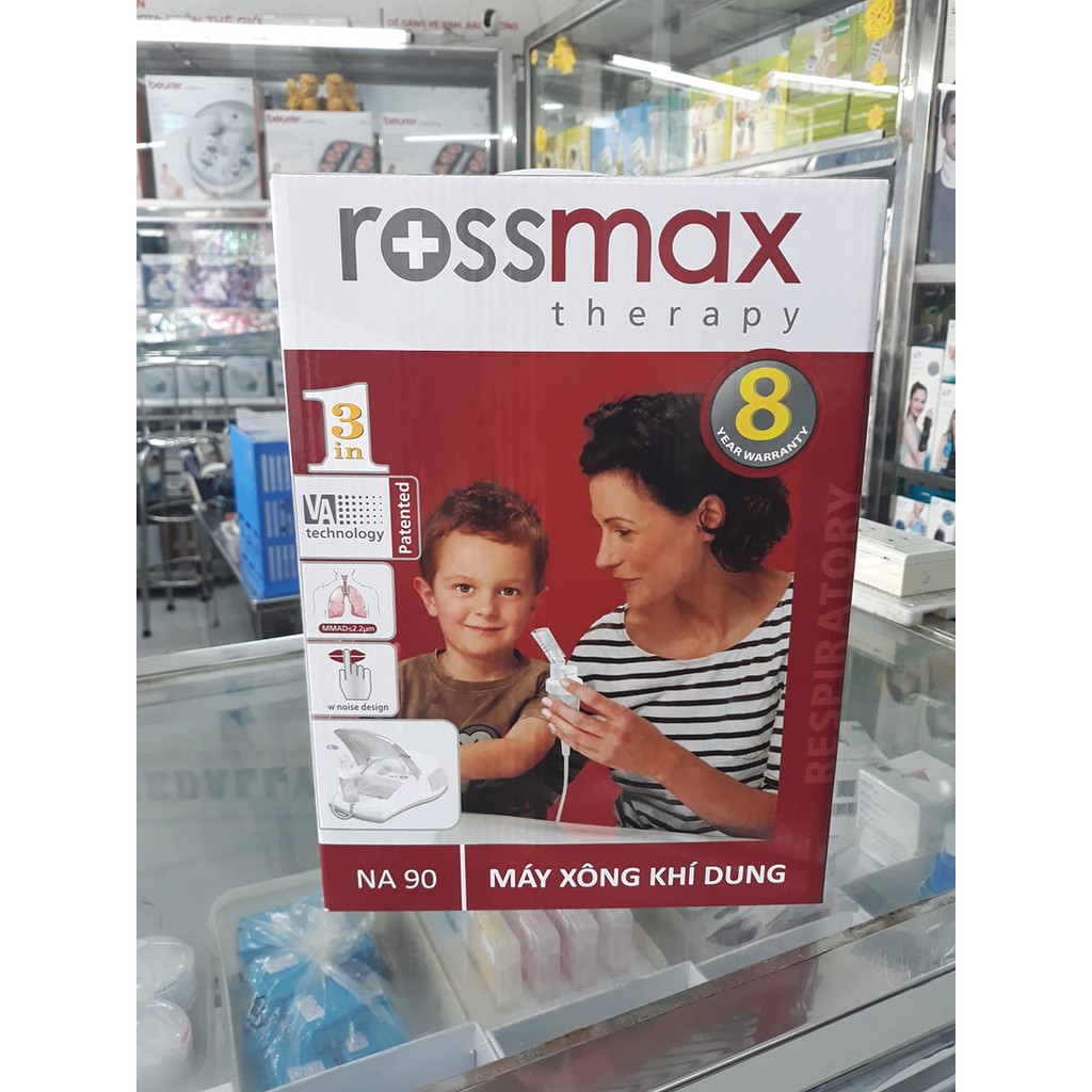 Máy xông khí dung 2 trong 1 Rossmax NA90 ( kèm hút dịch mũi )