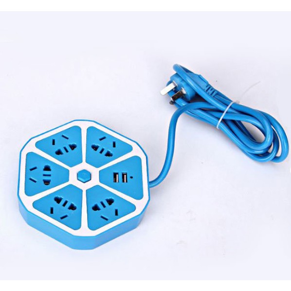 Ổ cắm điện hình trái cam có 4 cổng USB Store4girls