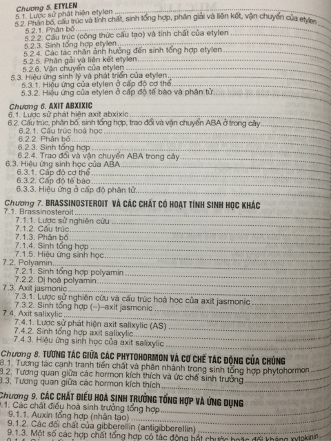 Sách - Giáo trình Các chất điều hoà sinh trưởng Thực vật