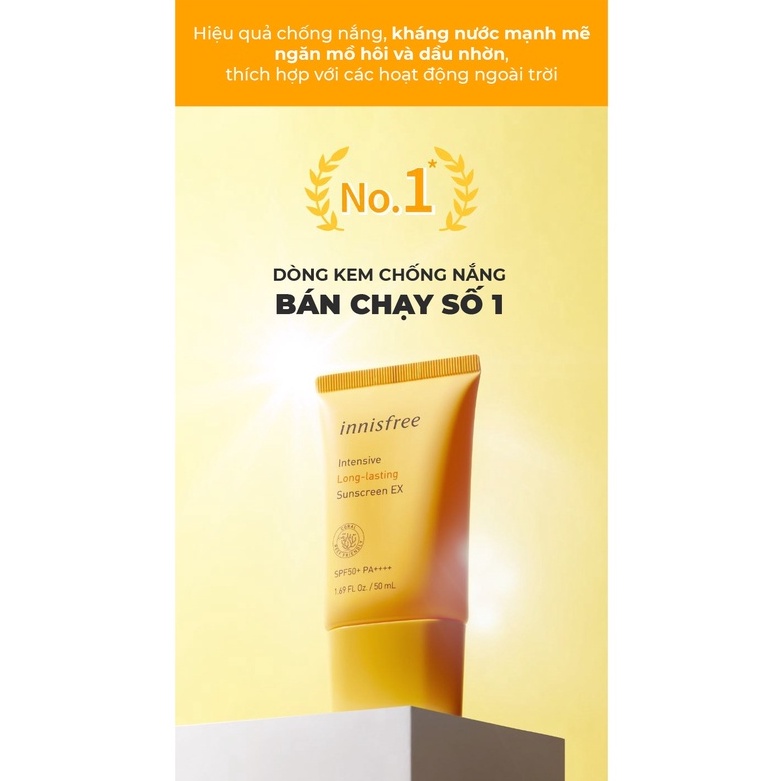 KEM CHỐNG NẮNG INNISSFREE INTENSIVE LONG-LASTING 50ML