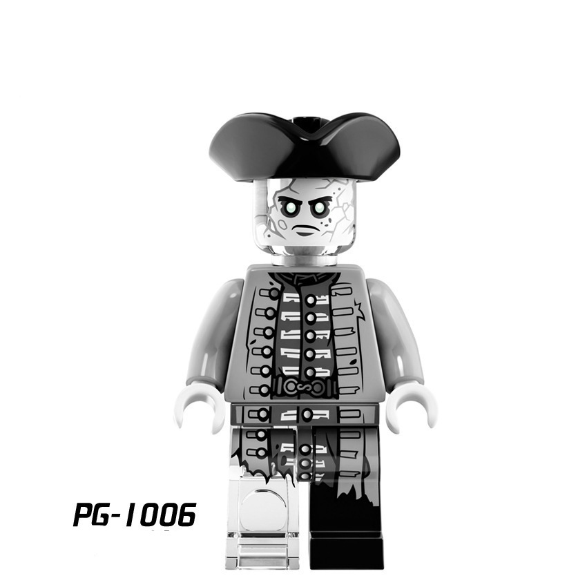 Cướp biển vùng Caribbean thuyền trưởng Jack đồ chơi minecraft lắp ráp giáo dục cho trẻ em