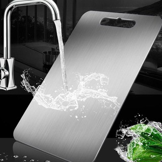 Thớt inox sus 304 an toàn, không độc hại.25*15cm