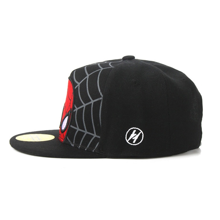 Mũ Lưỡi Trai Chất Liệu Cotton In Họa Tiết Hoạt Hình Captain America Thời Trang Cho Bé Trai