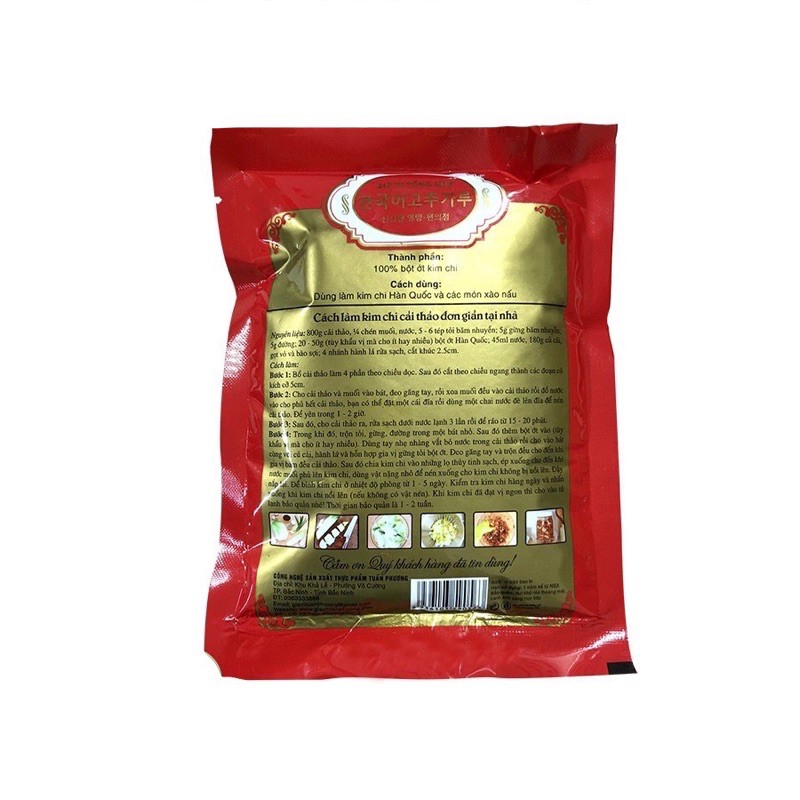 Bột ớt kim chi Hàn Quốc Tuấn Phương 100g