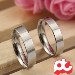 [59k- 1 cặp] Nhẫn cặp đôi inox trơn