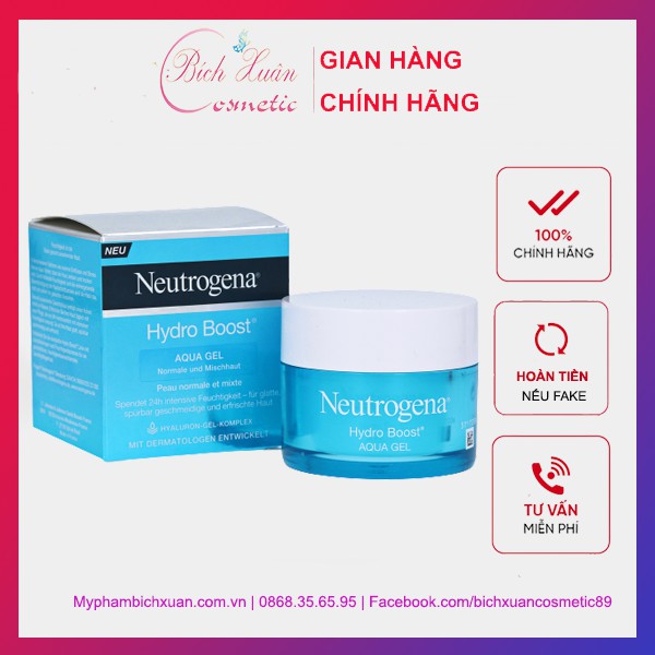 Kem dưỡng cấp ẩm Neutrogena Hydro Boost Water Gel/Aqua Gel dành cho da dầu