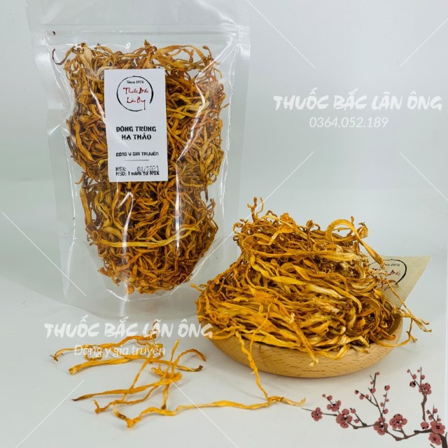 Đông Trùng Hạ Thảo 200g (Bông Đông Trùng Khô, Vàng) | BigBuy360 - bigbuy360.vn