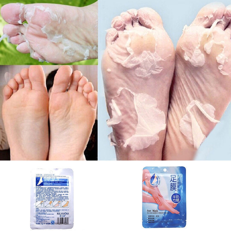 [Hàng mới về] Cặp mặt nạ chân thành phần sữa tre giấm