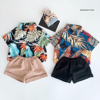 Set bộ công tử hoa lá