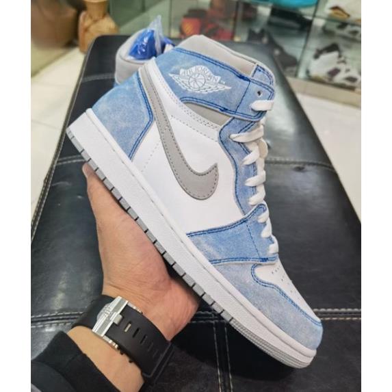 [Full box] GIÀY JORDAN 1 HYPER ROYAL , jodan 1   xanh nỉ cao cổ mới | BigBuy360 - bigbuy360.vn