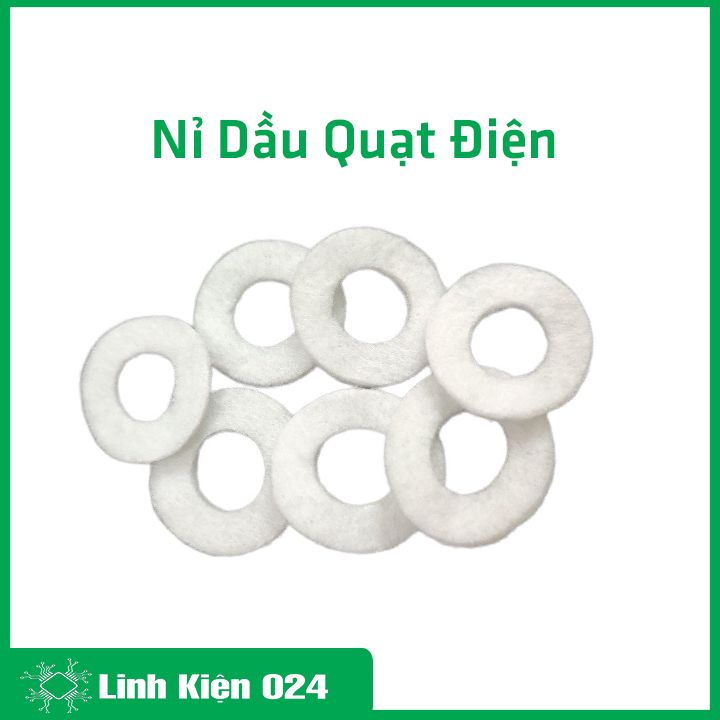 Bộ 10 nỉ dầu, bông gòn thấm dầu cho quạt