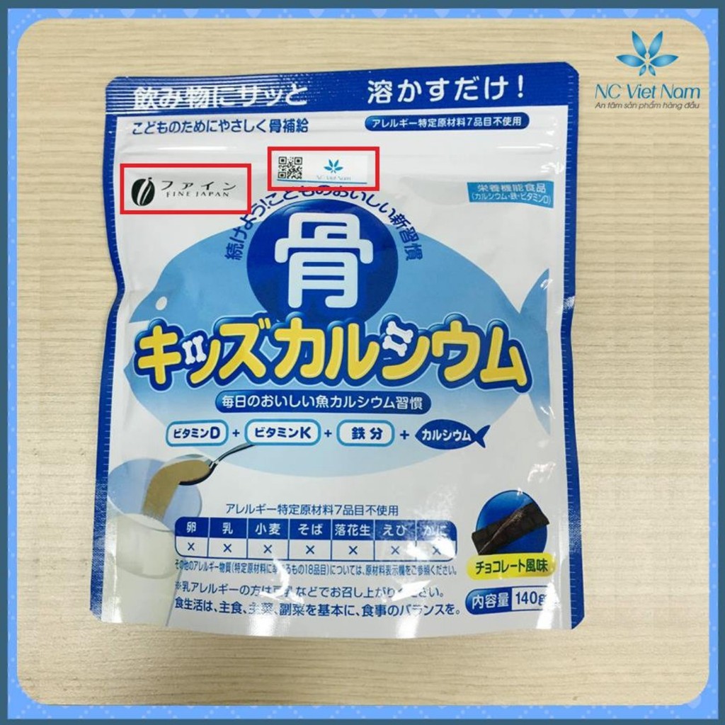 Bột Canxi Cá Tuyết Nhật Bản  gói 140g