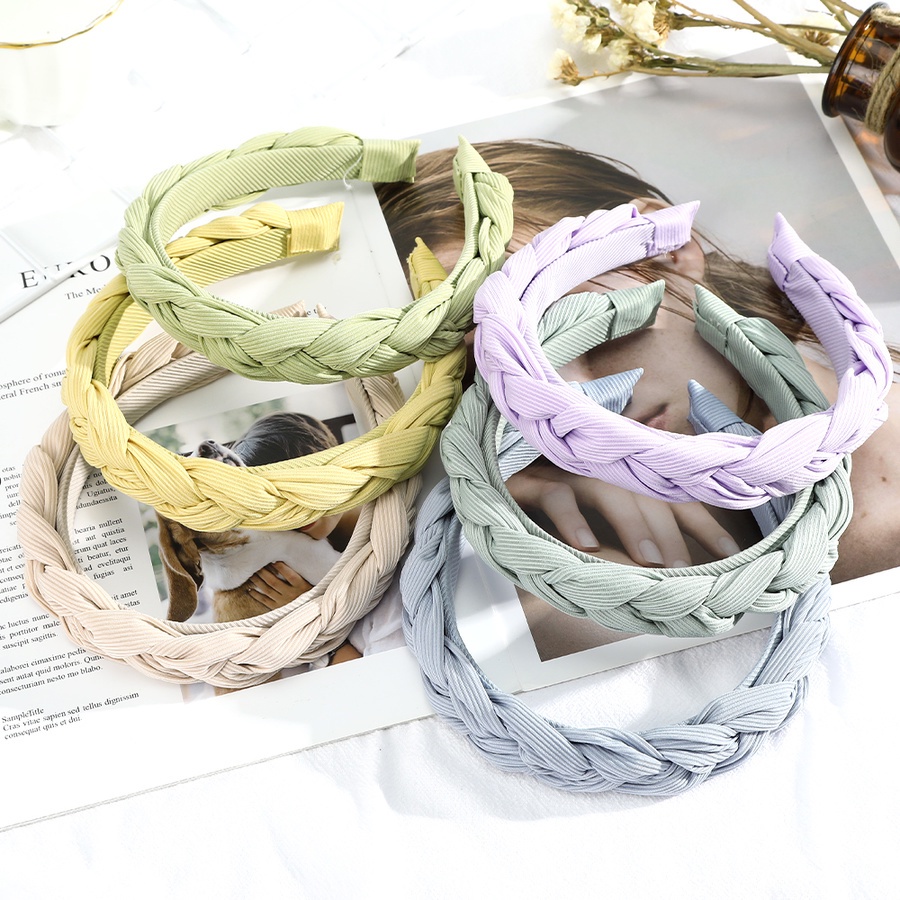 Cài tóc thiết kế thắt bím xinh xắn nhiều màu sắc tùy chọn