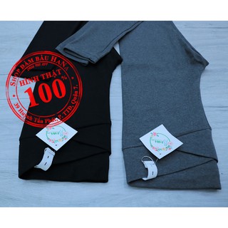 [Cam kết loại 1] Quần legging bầu cạp chéo - Có size đại