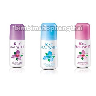 Lăn khử mùi trắng da ka real white deo-roll on 25g