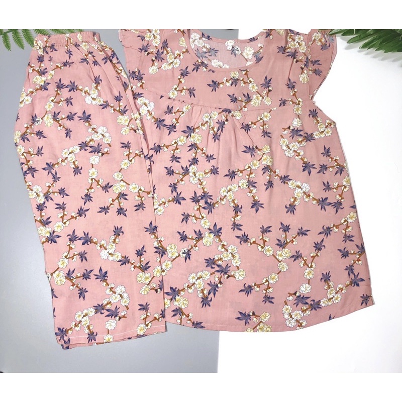 Đồ bộ tole lanh cho nữ tay ngắn quần lửng đủ size 45-65kg | BigBuy360 - bigbuy360.vn