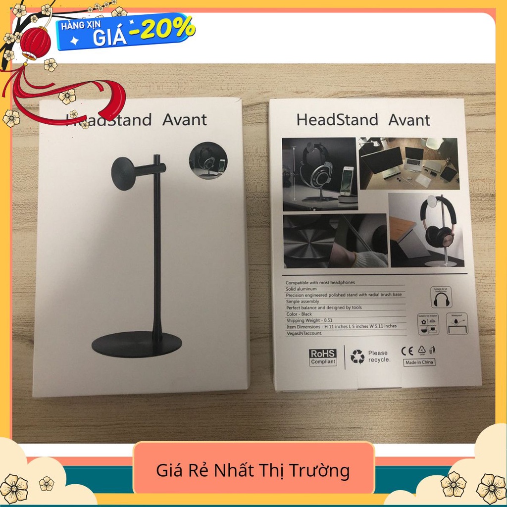 Đế treo tai nghe bằng kim loại,️ Giá đỡ tai nghe đế tròn chắc chắn, thiết kế tỉ mỉ gọn gàng tiện lợi.
