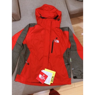 Áo gió the north face cao cấp 2 lớp màu đỏ cam