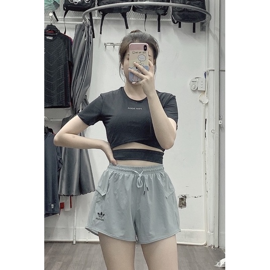 QUẦN ĐÙI _QUẦN ĐÙI NỮ THỂ THAO HOT TREND NĂM NAY HAI LỚP  MÀU CỰC XINH