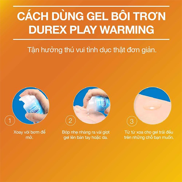 Gel bôi trơn Durex Play Warming 100ml (Mới)