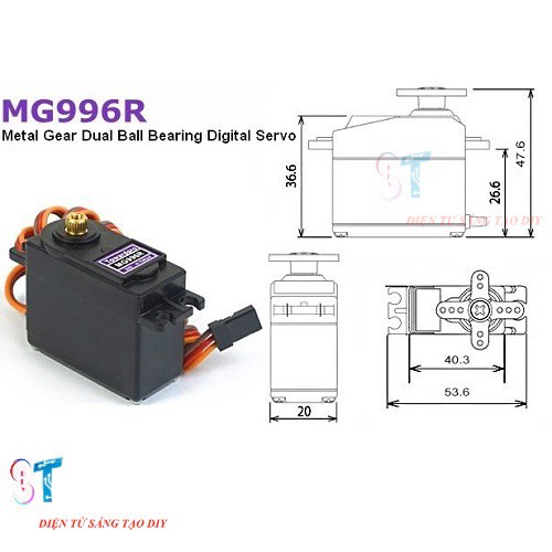 ĐỘNG CƠ SERVO MG996R