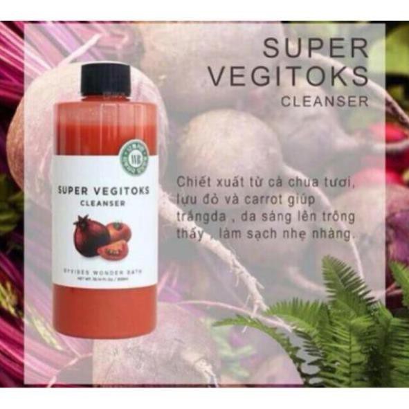 [Chuẩn auth 100%, đủ bill, đi air ✈️] [Chính Hàng Hàn Quốc] Sửa Rửa Mặt Rau Củ Thải Độc Da Super Vegitoks Cleanser 300ml | BigBuy360 - bigbuy360.vn