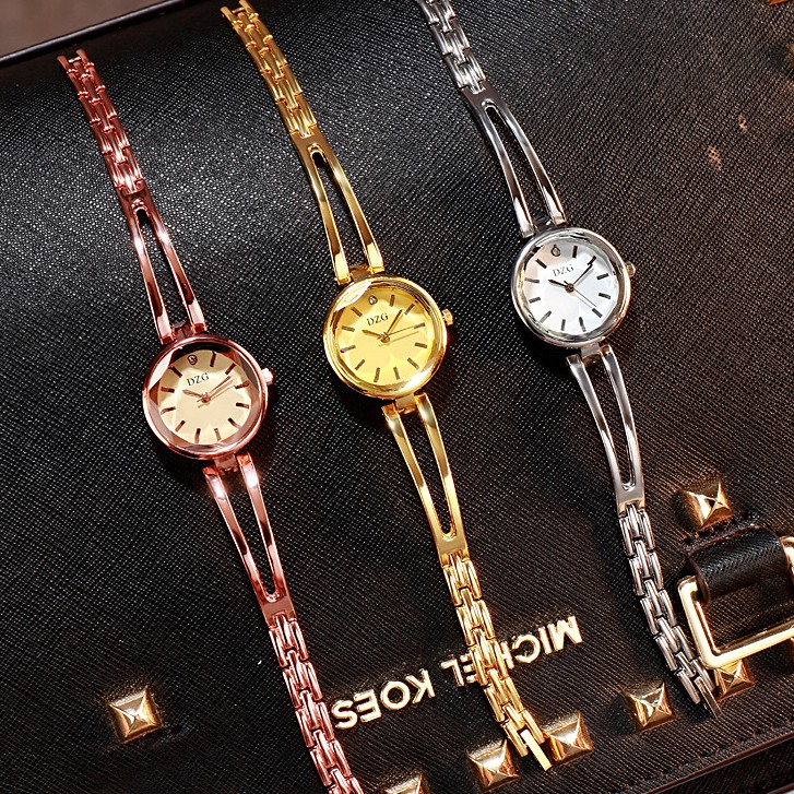 Đồng hồ nữ lắc Dzg DL02 mẫu mới cực đẹp, mặt tròn nhỏ xinh xắn | BigBuy360 - bigbuy360.vn