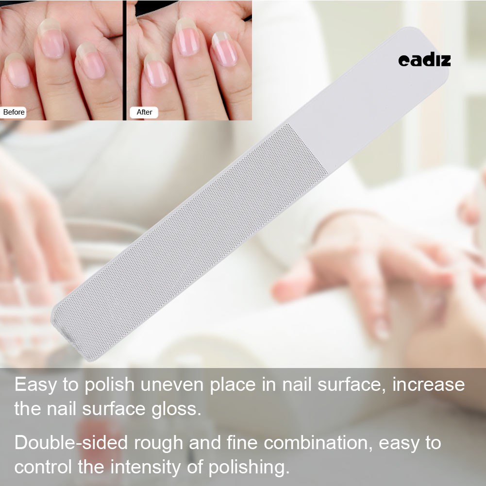 [Hàng mới về] Dụng Cụ Dũa Móng Tay Thủy Tinh Pro 2 Mặt