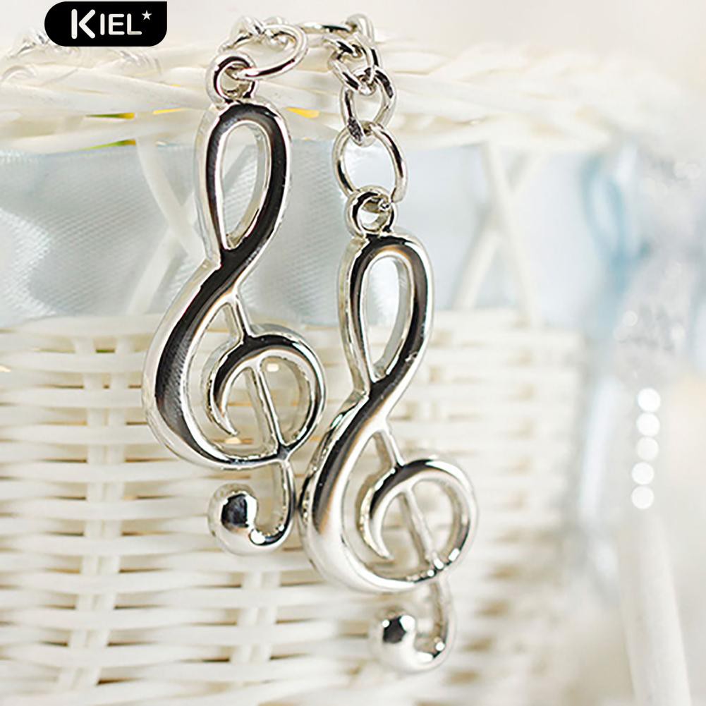 📣Móc Khóa Kim Loại Hình Nốt Nhạc Thời Trang