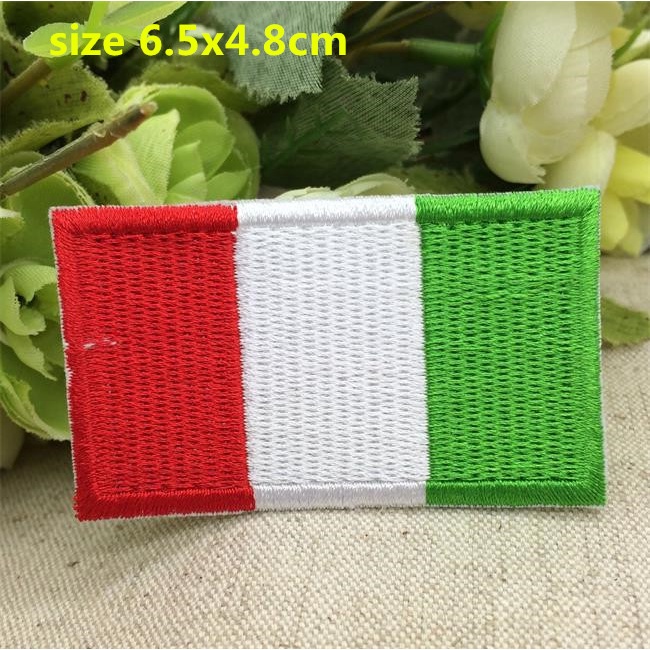 Miếng Dán Trang Trí Quần Áo / Băng Tay / Quần Áo Thêu Cờ Đội Quốc Gia Ý / Bóng Đá Nhiều Hình Dạng Úc Có Thể Ủi Được diy