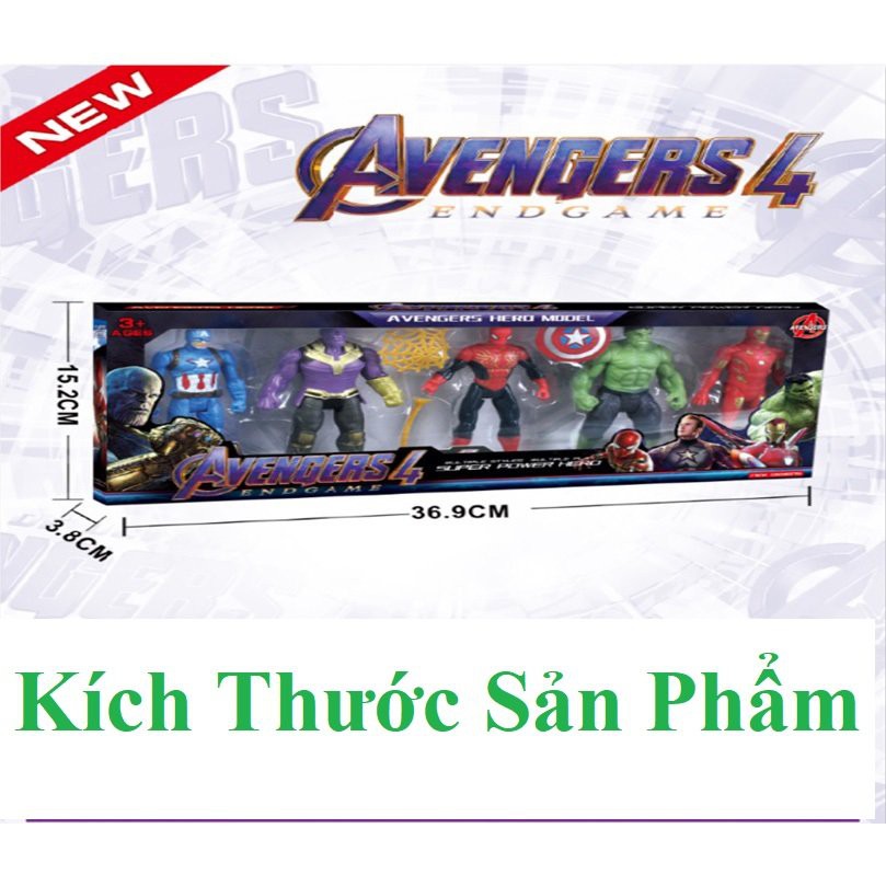 Đồ Chơi Mô Hình Siêu Anh Hùng Gồm 5 Nhân Vật , Tạo Hình Nhân Vật Như Thật, Siêu Ngầu Siêu Đẹp - MEOMEOSHOP2021