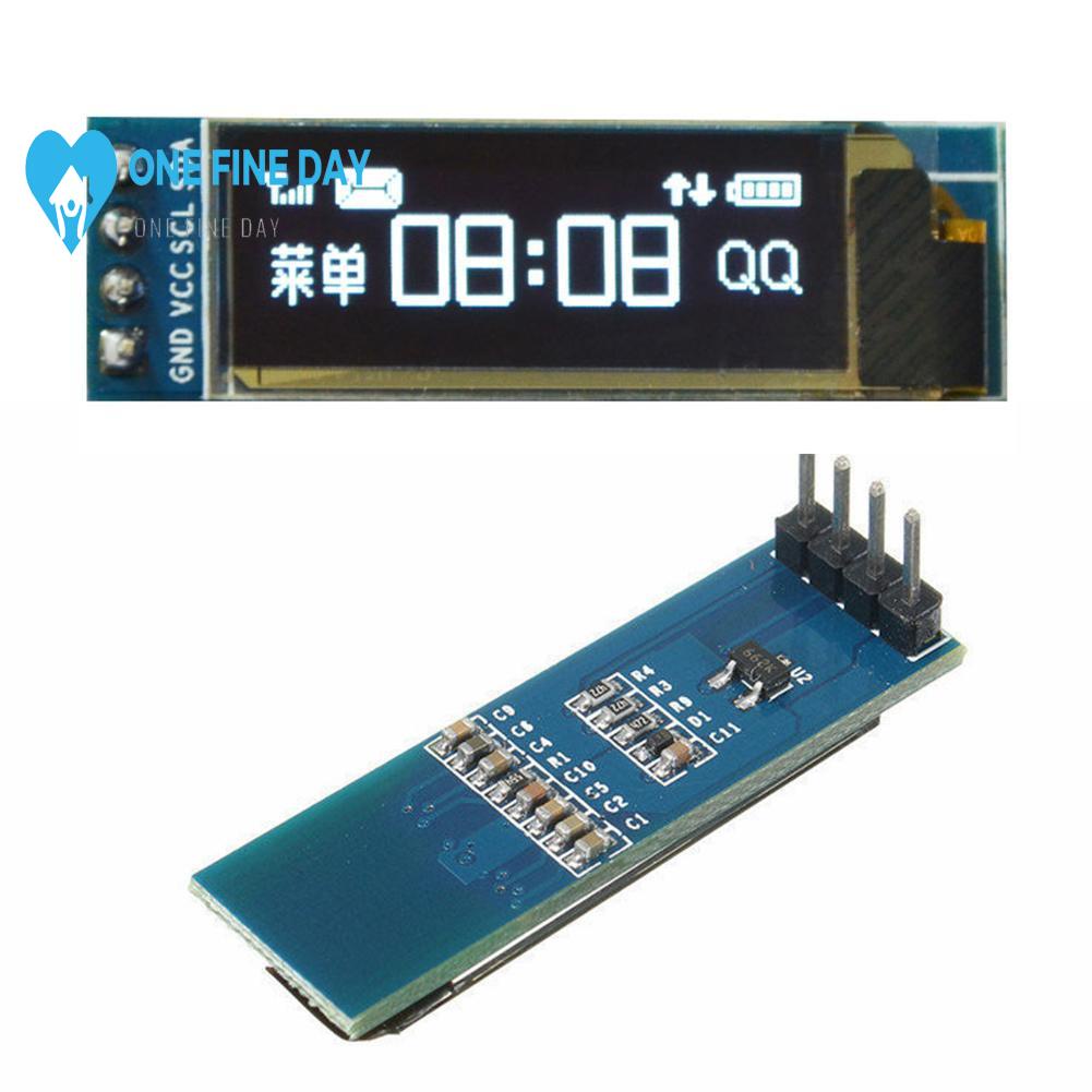 Mô đun hiển thị màn hình oled màu xanh lam ic i2c "inch 128x32 cho pic y0m7 | BigBuy360 - bigbuy360.vn