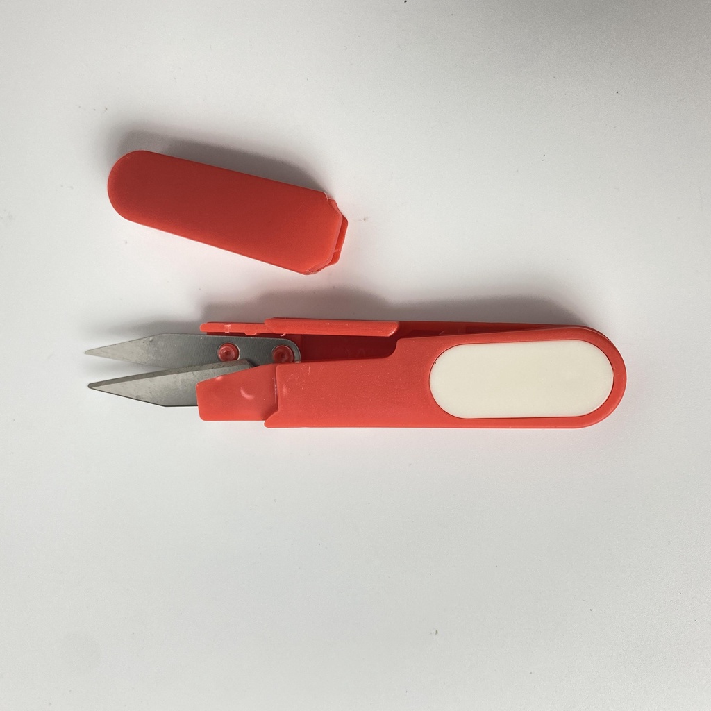 Kéo bấm mini siêu sắc, kéo bấm chỉ nhỏ gọn bỏ túi,có nắp bảo vệ