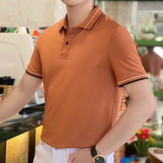 Áo thun nam polo co dãn 4 chiều thấm mồ hôi kiểu dáng lịch lãm, thời trang công sở C|N | BigBuy360 - bigbuy360.vn