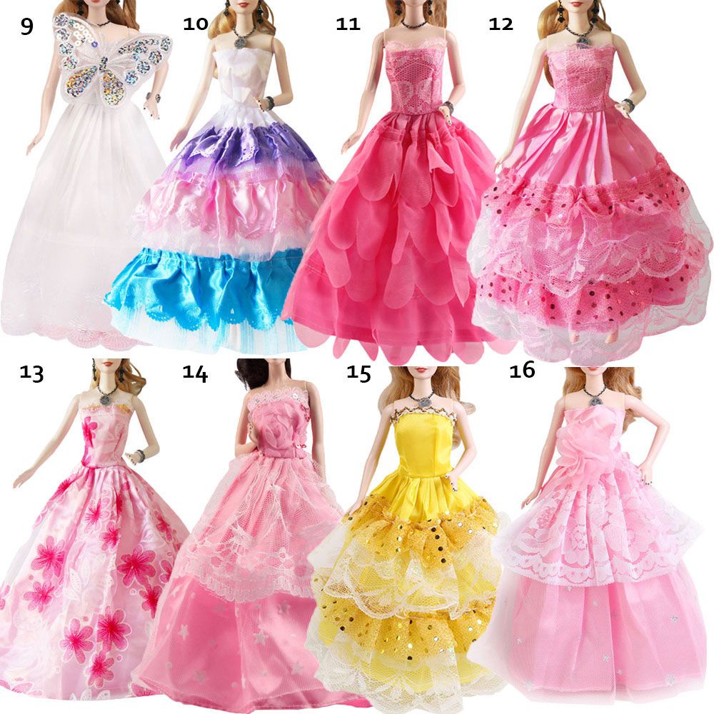 Đầm thời trang diy thiết kế dành cho cho búp bê 30cm