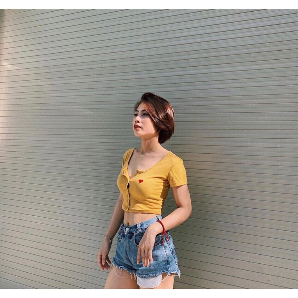 [Mã FAMAYWA giảm 10K đơn 50K] Áo Kiểu Nữ Thêu Trái Tim Thời Trang OHS33 | BigBuy360 - bigbuy360.vn