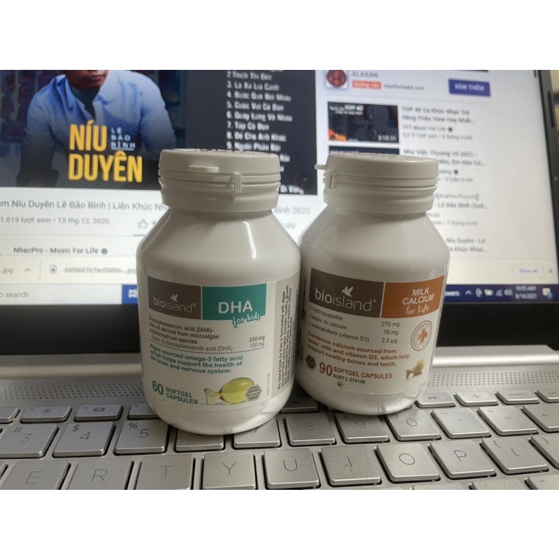 BỘ ĐÔI CANXI DHA BIO ÚC CHO BÉ TỪ 7M