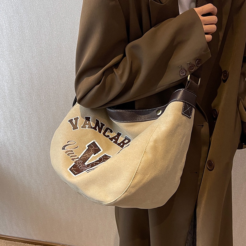 Túi Xách Bucket Vải Canvas Thiết Kế Đơn Giản Dễ Phối Đồ