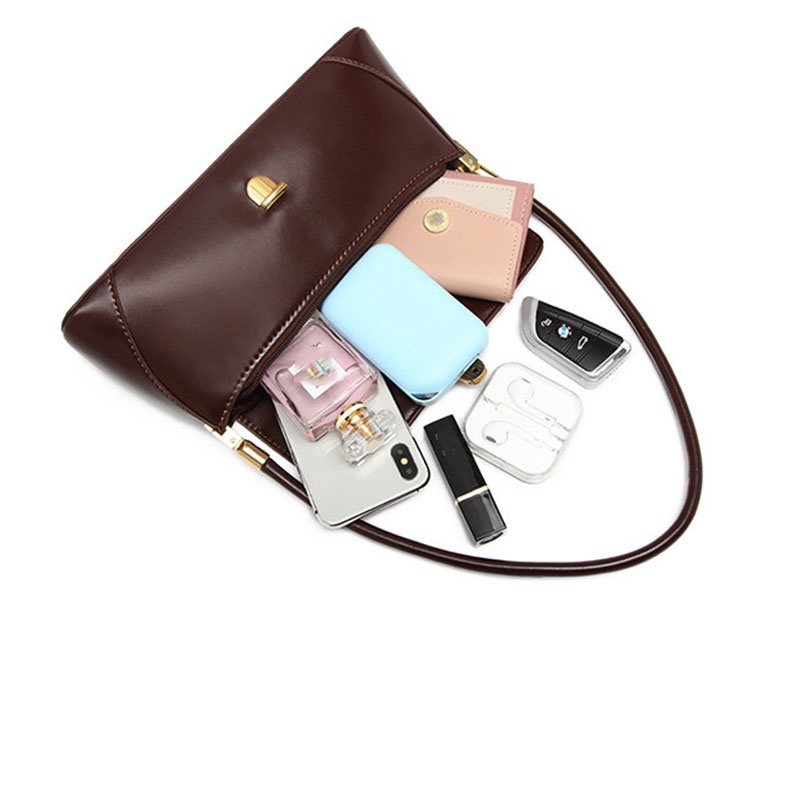 Túi đeo vai IELGY phong cách retro thời trang tùy chọn màu sắc dành cho nữ