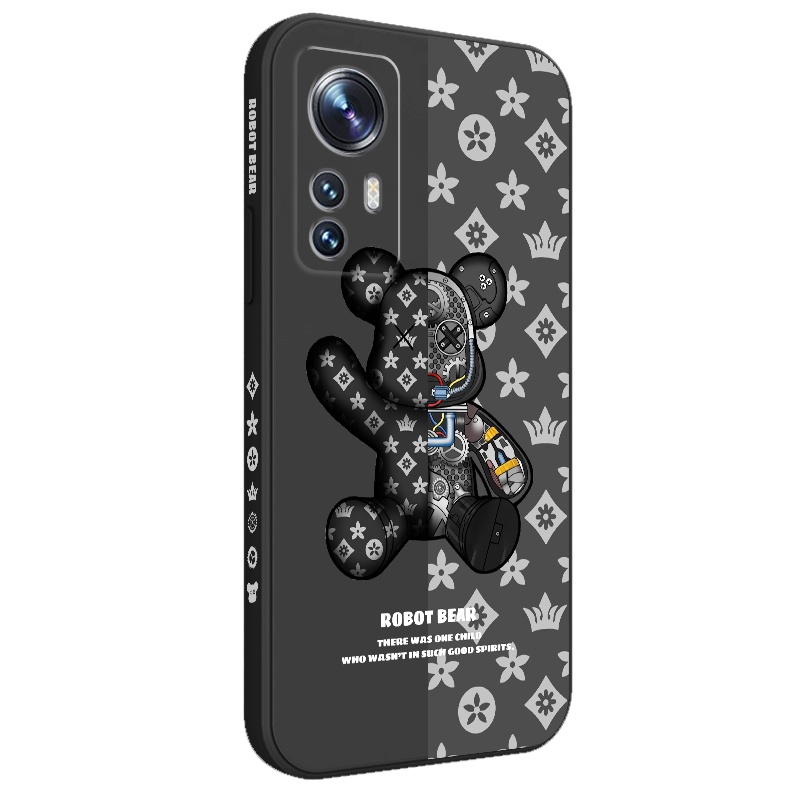 Ốp Điện Thoại Hình Gấu Cơ Học Cho Xiaomi Mi 12 12X 12S 11 Pro Lite Ultra 11Lite